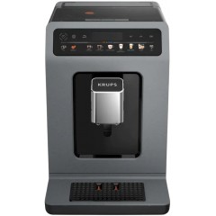Кофемашина Krups Evidence Hot & Cold 2.3л, зерно, автомат.капучинатор, OLED диспл, авторецептов - 18, серо - черный