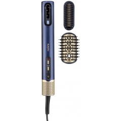 Стайлер Babyliss Air Wand, 1600Вт, темп.режимов-3, ионизация двойная, 2 насадки, синий