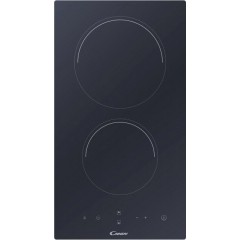 Варильна поверхня Candy електрична склокерамічна, 30см, доміно, чорний