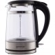 Электрочайник Gorenje 1.7л, 2,200 Вт, strix контроль, стекло, черный