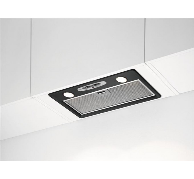 Вытяжка Electrolux встраиваемая, 52см, 600м.куб/ч, черный