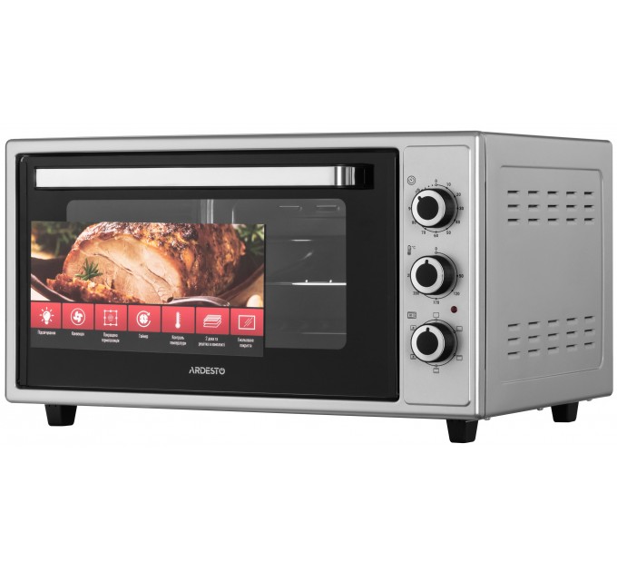 Піч електрична ARDESTO, 48л, 1600Вт, механіч., конвекція, сірий
