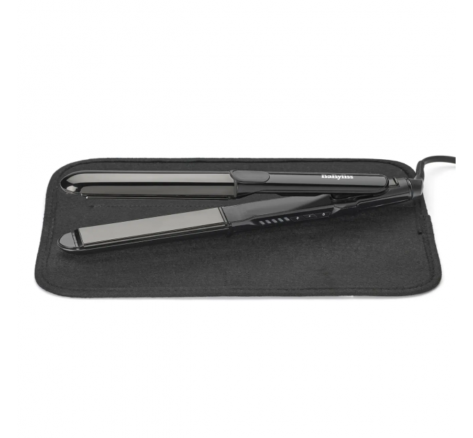 Випрямитель Babyliss Black Chrome, темп.режимов-5, 130-230°C, титан, черный