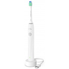 Щітка зубна електр. Philips, Sonicare 2100, насадок-1, 2 рівні інтенсивності, білий