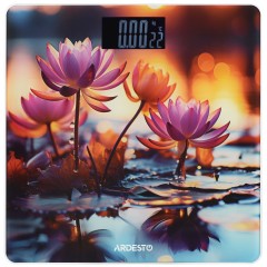 Весы ARDESTO напольные LOTUS, 150кг, AAAx2 в компл, стекло, многоцветные