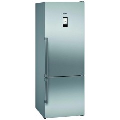 Холодильник Siemens з нижн. мороз., 192x70х80, холод.відд.-400л, мороз.відд.-105л, 2дв., А++, NF, дисплей, нерж