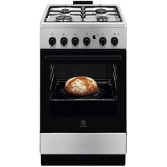 Плита Electrolux газовая, 59л, 50x60см, нерж