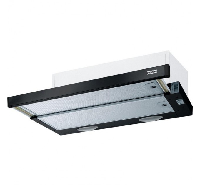 Вытяжка Franke телескопическая, 60см, 518м.куб/ч, Flexa FTC632LBK, черный