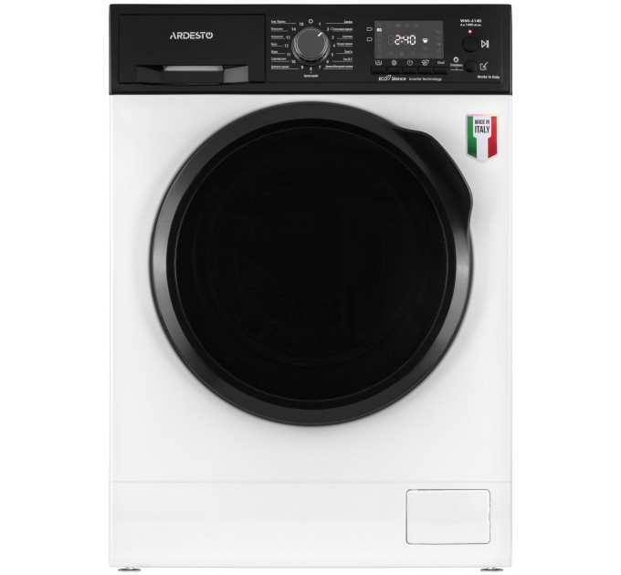 Стиральная машина ARDESTO фронтальная Bianco Vero, 6кг, 1400, А+++, 45см, дисплей, инвертор, белый