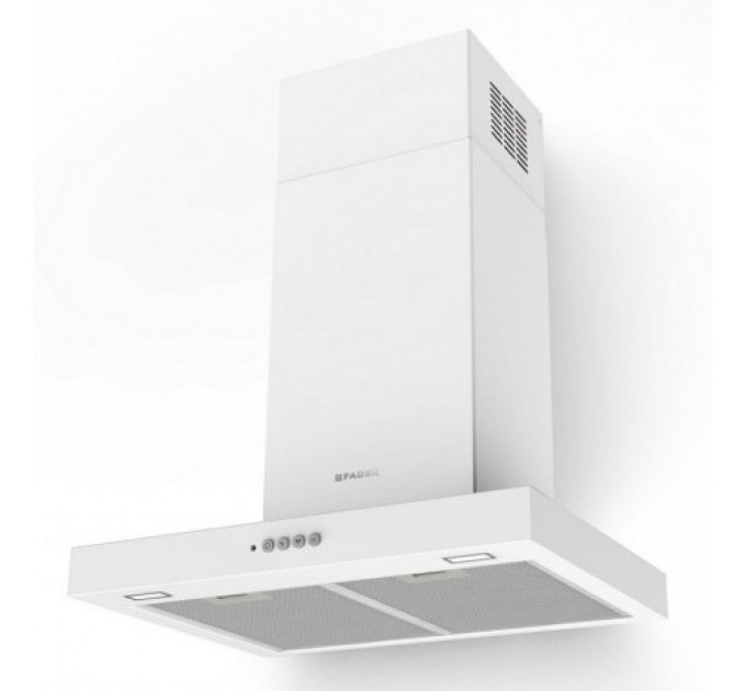 Витяжка Faber купольна, 60см, 1186м.куб/год, Stilo Comfort Wh Matt A60, білий матовий