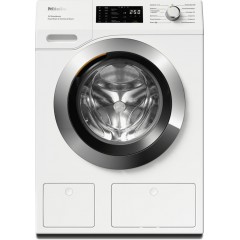 Пральна машина Miele WEG 895 WCS фронтальна, 9кг, 1400, A+++, 63.6см, дисплей, інвертор, автодоз, люк хром, білий