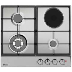 Варильна поверхня Hansa комбінована (3 газ + 1 електро), 60см, нержавіюча сталь