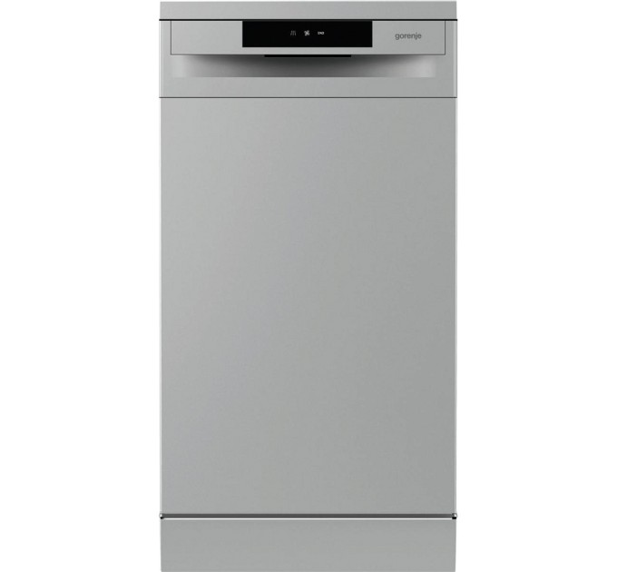 Посудомоечная машина Gorenje, 9компл., A++, 45см, дисплей, 2 корзины, AquaStop, серый