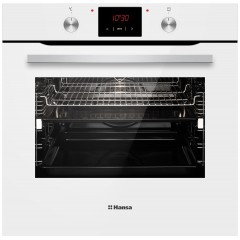Духовой шкаф Hansa электрический, 77л, A, дисплей, конвекция, белый