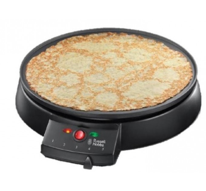 Блинница Russell Hobbs Fiesta 1000Вт, диаметр 30 см, тефлон, черный