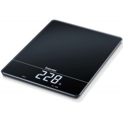 Ваги Beurer кухонні, 15кг, сенс. керування, АААx3 в комплекті, скло, чорний