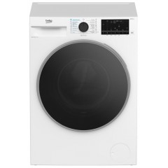 Стирально-сушильная машина Beko фронтальная, 10(7)кг, 1400, А, 60см, дисплей, инвертор, пар, HomeWhiz, белый