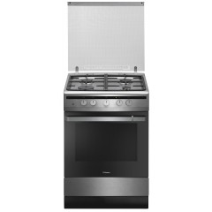 Плита Hansa газовая, 56л, 60x60см, чугун, нерж