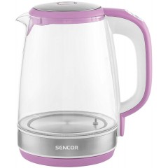 Електрочайник Sencor 2л, Strix, скло, 5 темп.реж,ліловий