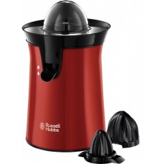 Соковыжималка Russell Hobbs Colours Plus цитрус-пресс 600Вт, 2 насадки в комплекте, пластик, крассный