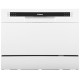 Посудомоечная машина Hansa настольная, 6компл., A+, 55см, дисплей, белый
