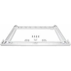 Комплект монтажний Bosch для з'єднання пральної машини з сушильною машиною, білий