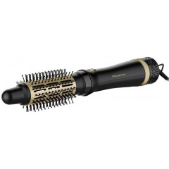 Фен-щетка Rowenta Express Style, 800Вт, режимов-3, иониз-я, хол. обдув, керамика, турмалин, черно-золотой