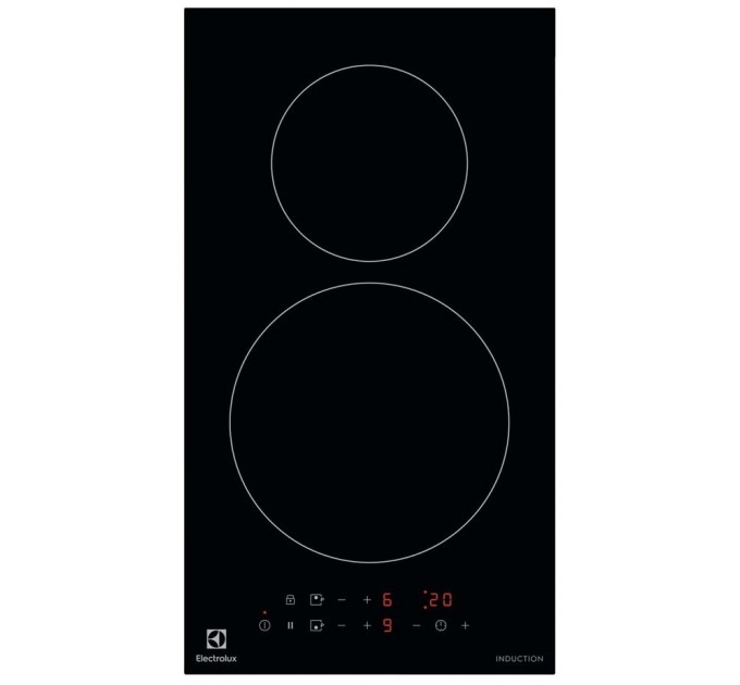Варильна поверхня Electrolux індукційна, 30см, Доміно, чорний
