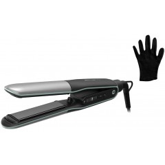 Випрямитель Rowenta Thermostyle, темп.режимов-5, 150-230С, дисплей, ионизация, керамика, титан, черно-серый