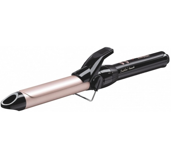 Плойка Babyliss Pro 180 medium, 300Вт, темп.режимов-10, D -25mm, 110-180С, металл, черный
