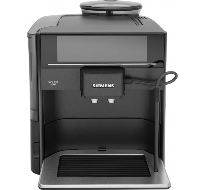 Кавомашина Siemens, 1.7л, зерно+мелена, автомат.капуч, LED-дисплей, авторецептів -8, чорний