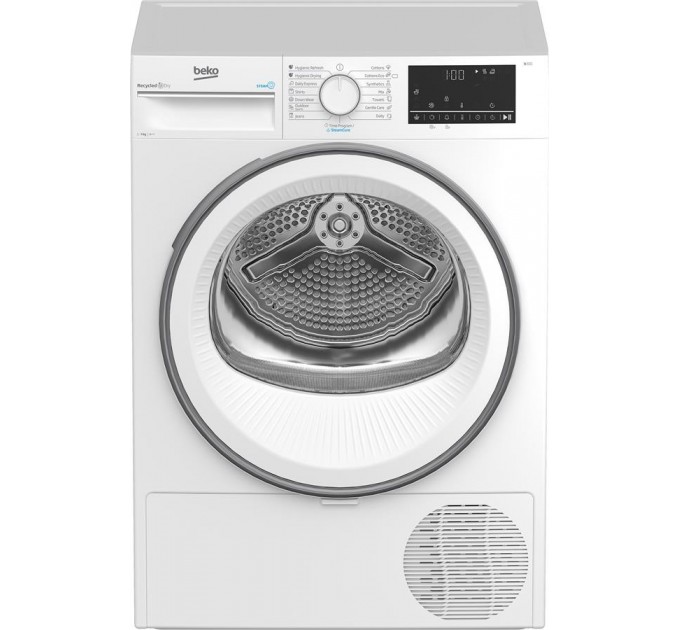 Сушильна машина Beko тепловий насос, 7кг, A++, 54.3см, дисплей, підсвітка барабану, білий