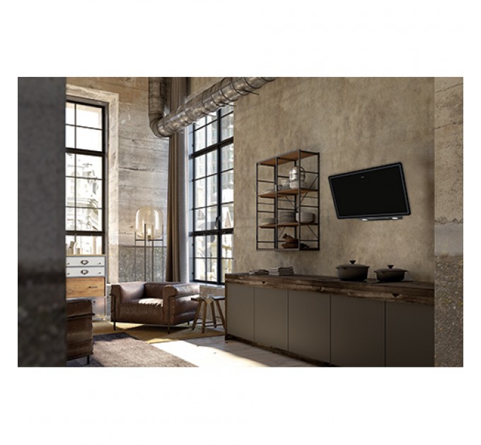 Вытяжка Franke наклонная, 90см, 918м.куб/ч, Smart 2.0 FPJ915VBKDG, черный