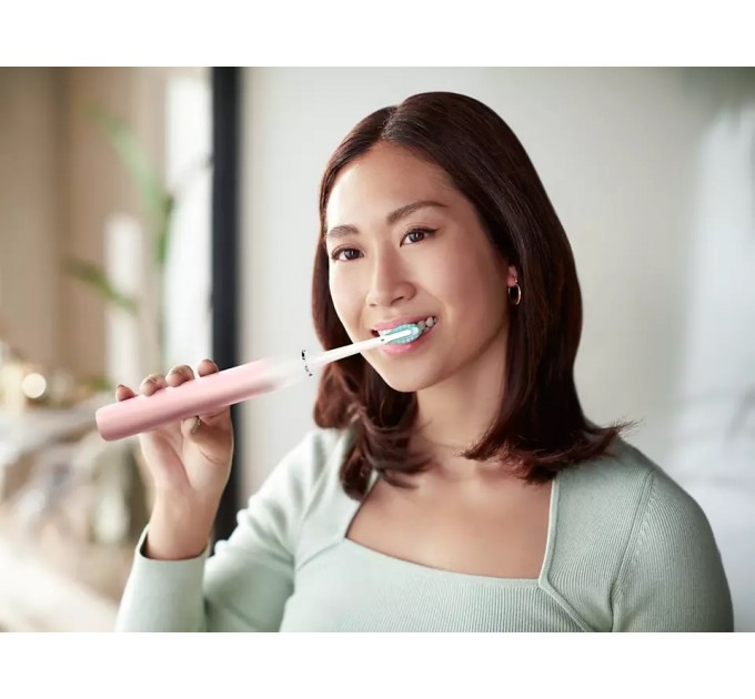 Щітка зубна електр. Philips, Sonicare DiamondClean Prestige 9900, 62т. колив/хв, насадок-1, SenseIQ, зарядний чохол, рожевий