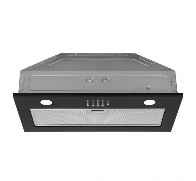 Вытяжка ARDESTO встраиваемая, 52см, 700м3ч, стекло, 2х1Вт LED, кнопочное, черный