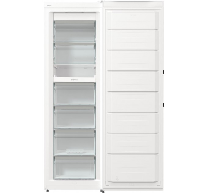 Морозильная камера Gorenje, 185.5x59.5х66.3, 280л, 1дв., A++, NF, диспл внешн., инверто, белый