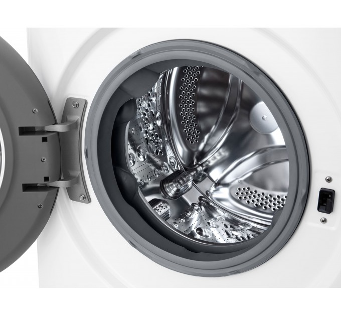 Стиральная машина LG фронтальная, 11кг, 1400, A, 57см, дисплей, пар, инвертор, белый