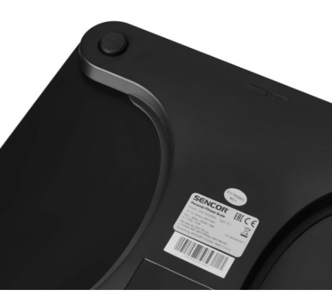 Весы напольные Sencor, 180 кг, AAAx3, стекло, черный