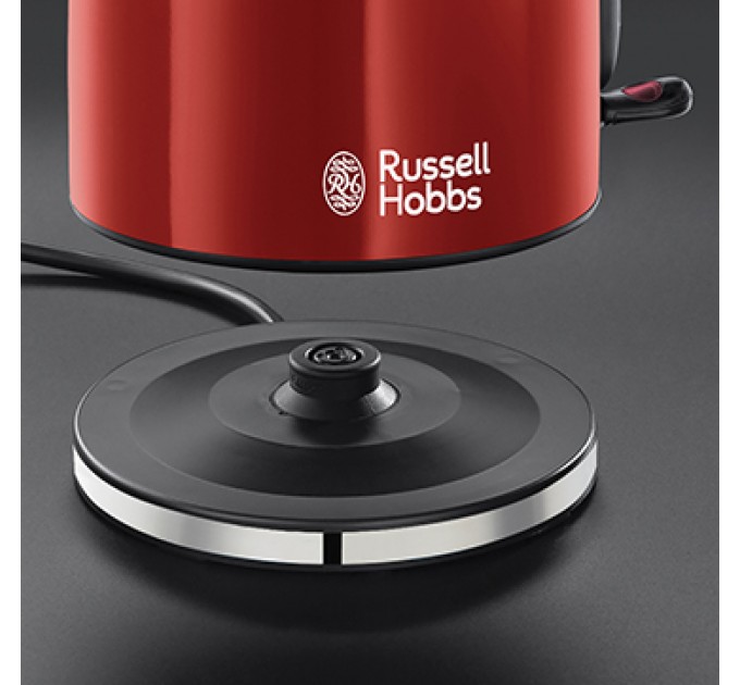 Электрочайник Russell Hobbs Colours Plus 1.7л, металл, красно-черный