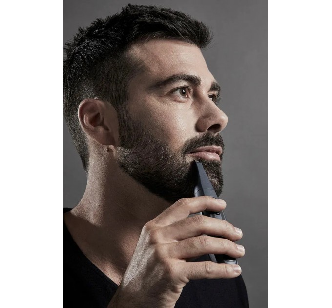 Тример Rowenta Specialist, для бороди, вусів і носа, ААx1, вібраційний мотор, насадок-5, титан.напил., синій