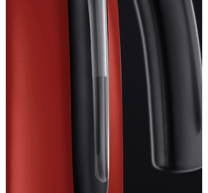 Электрочайник Russell Hobbs Colours Plus 1.7л, металл, красно-черный