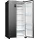 Холодильник SBS Gorenje, 179х67х92см, 2 дв., 356(191)л, А++, NF+, Инв. , Зона св-ти, Внешн.диспл, черный