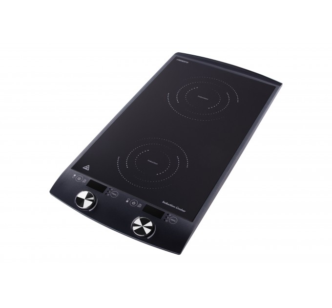 Плитка настольная ARDESTO индукционная, конф. - 2 на 1.3кВт и 1.6кВт вертик., управл. - сенсорное, таймер, черный