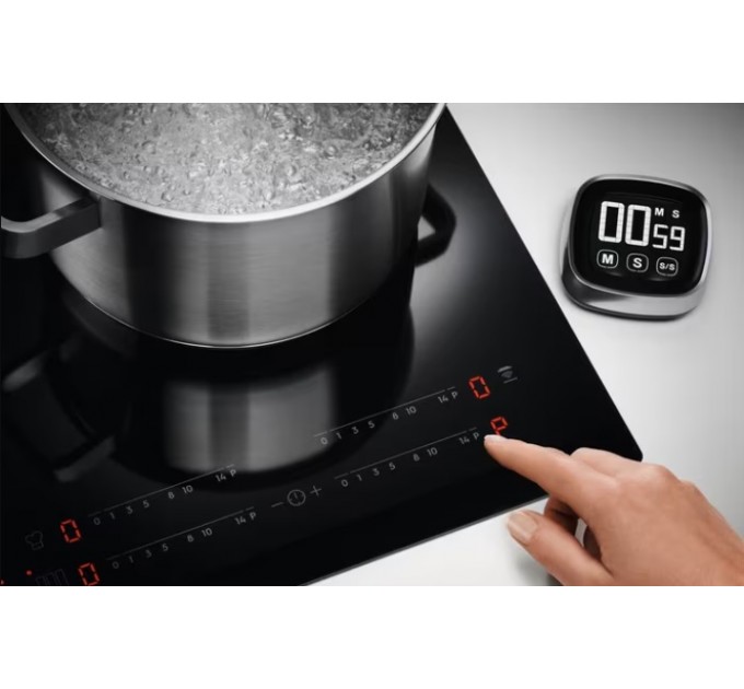 Варочная поверхность Electrolux индукционная, 71см, расширенная зона, Hob2Hood, черный