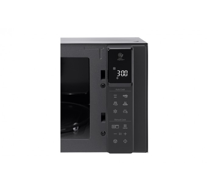 Микроволновая печь LG, 25л, электр. управл., 1000Вт, гриль, дисплей, серебристый