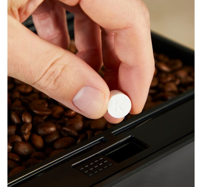 Кофемашина Krups Evidence Classic, 2.3л, зерно, автомат.капуч, дисплей, авторецептов -8, сенсорное управл., черный