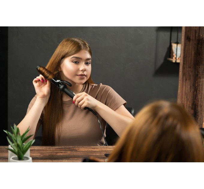 Плойка ARDESTO HC-730G, 45Вт, D -32mm, 90-180C, керамика, черный