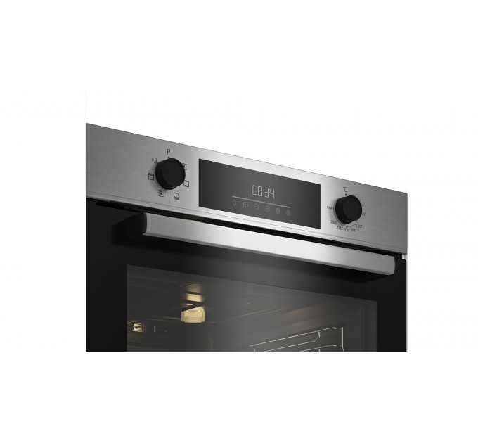 Духовой шкаф Beko электрический, 72л, A, конвекция, нержавеющая сталь