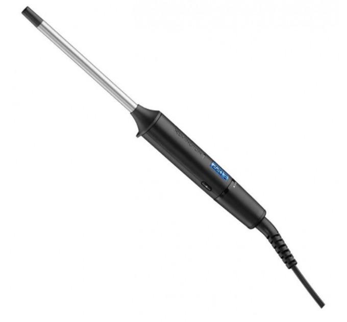 Плойка Remington Pro Tight Curl Wand, 25Вт, темп.режимов-10, D-10mm, 130-220С, дисплей, керамика, турмалин , серо-черный