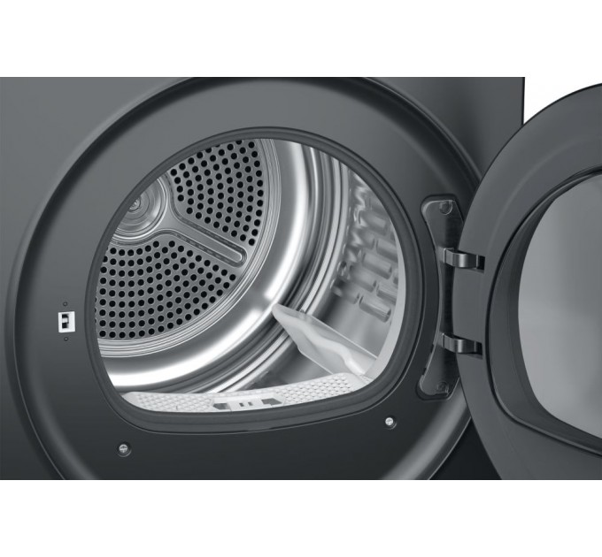 Сушильная машина Haier тепловой насос, 9кг, A+++, 59,5см, дисплей, пар, серебристый